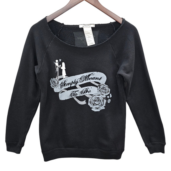 Nightmare Before Christmas Shirt Women Small Disney Park Fleece Jack Skellington - Picture 1 of 12